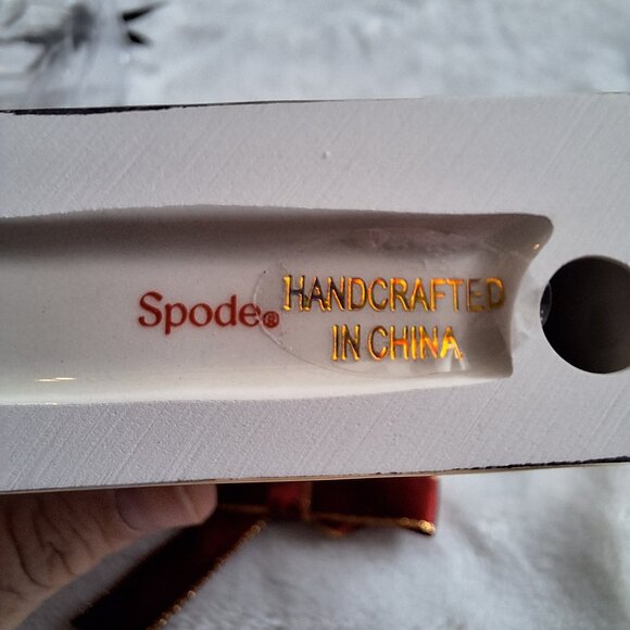 Spode Christmas Tree‎ Our First Home 2016 Ornament Fireplace Mantel W/ Stockings - Picture 8 of 9